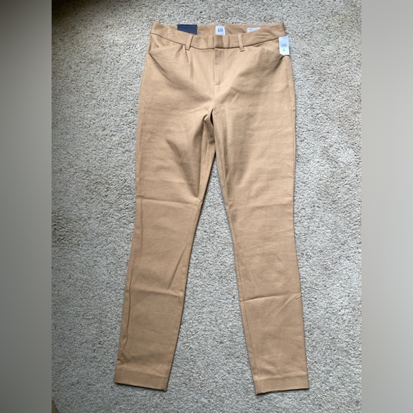 BNWT Gap Skinny Ankle Stretch Mid Rise Pants in Khaki, size 8T - Picture 1 of 10
